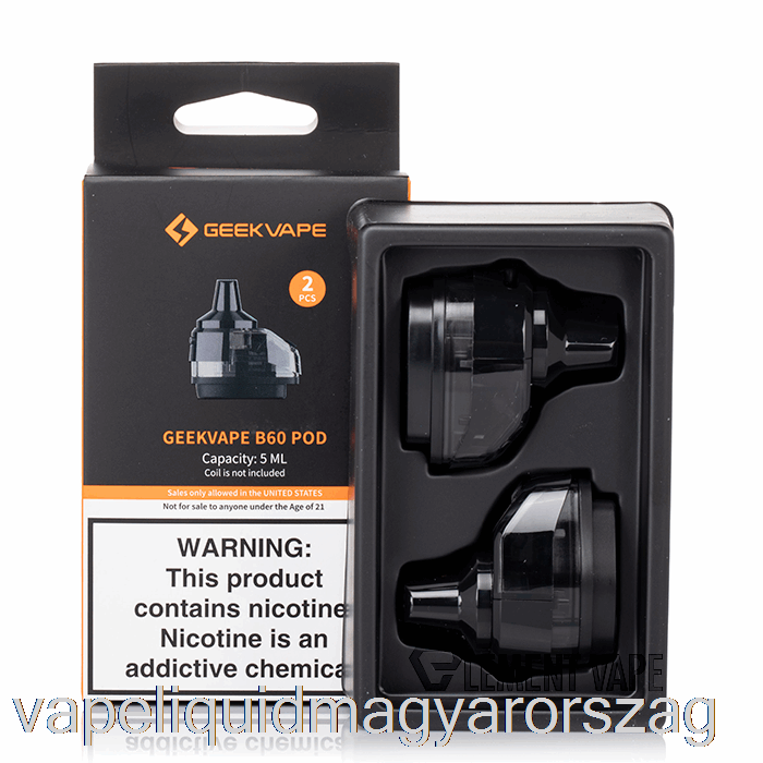 Geek Vape B60 Aegis Boost 2 Cseredoboz 5 Ml B60 Aegis Boost 2 Hüvely Vape E Cigi